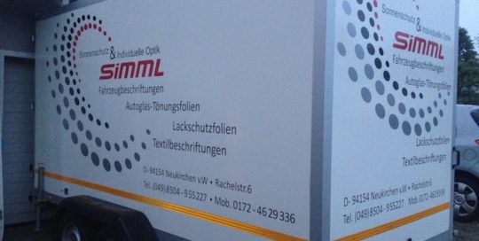 Beschriftung - Folie statt Farbe